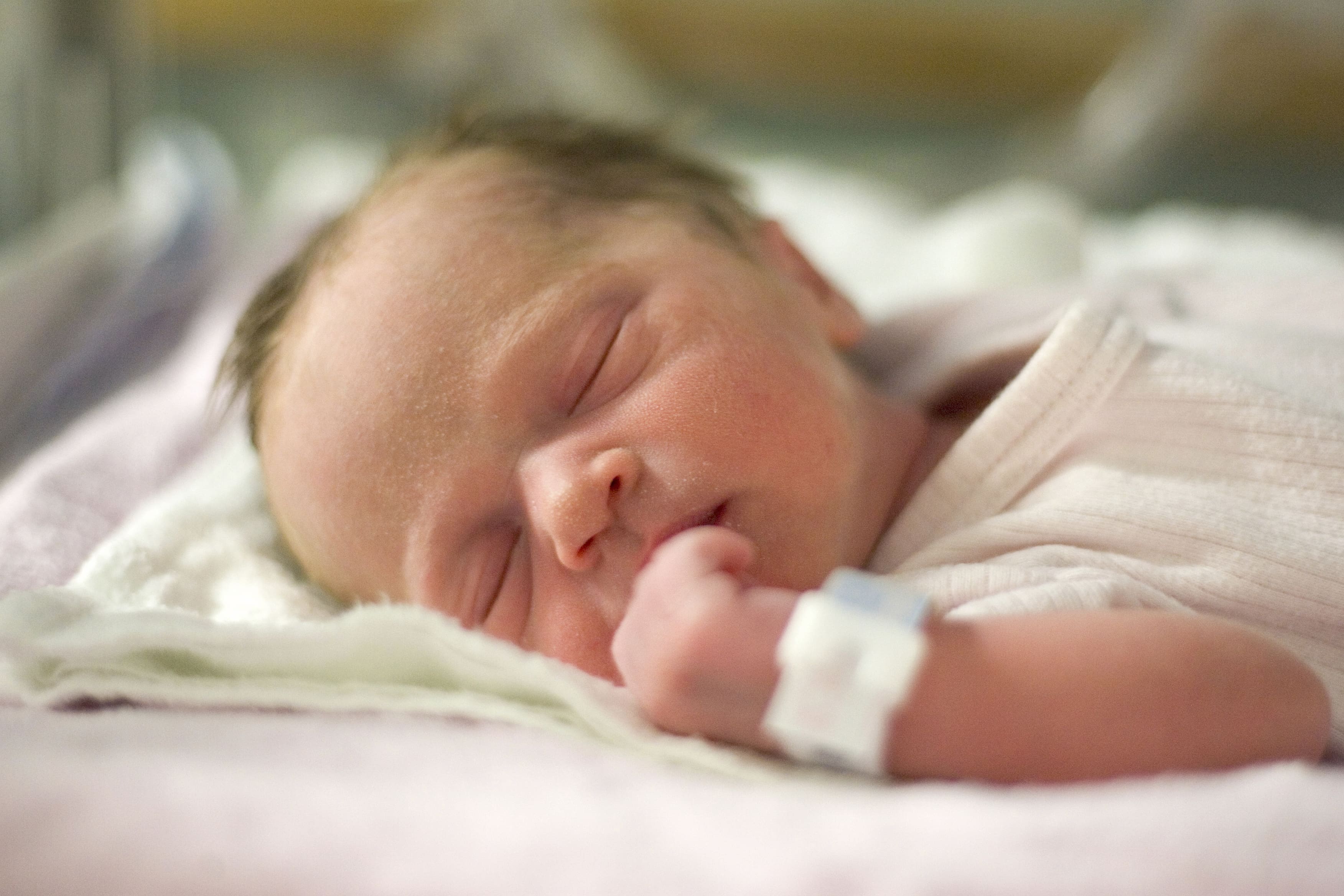 Mother holding her newborn baby